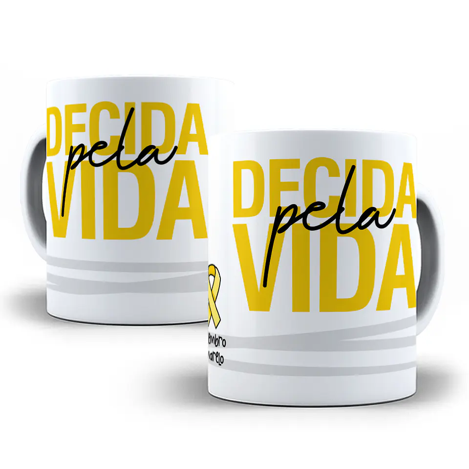 25 Artes Caneca e Camisa Setembro Amarelo Flork e Outros  Arquivos Sublimação Png 2