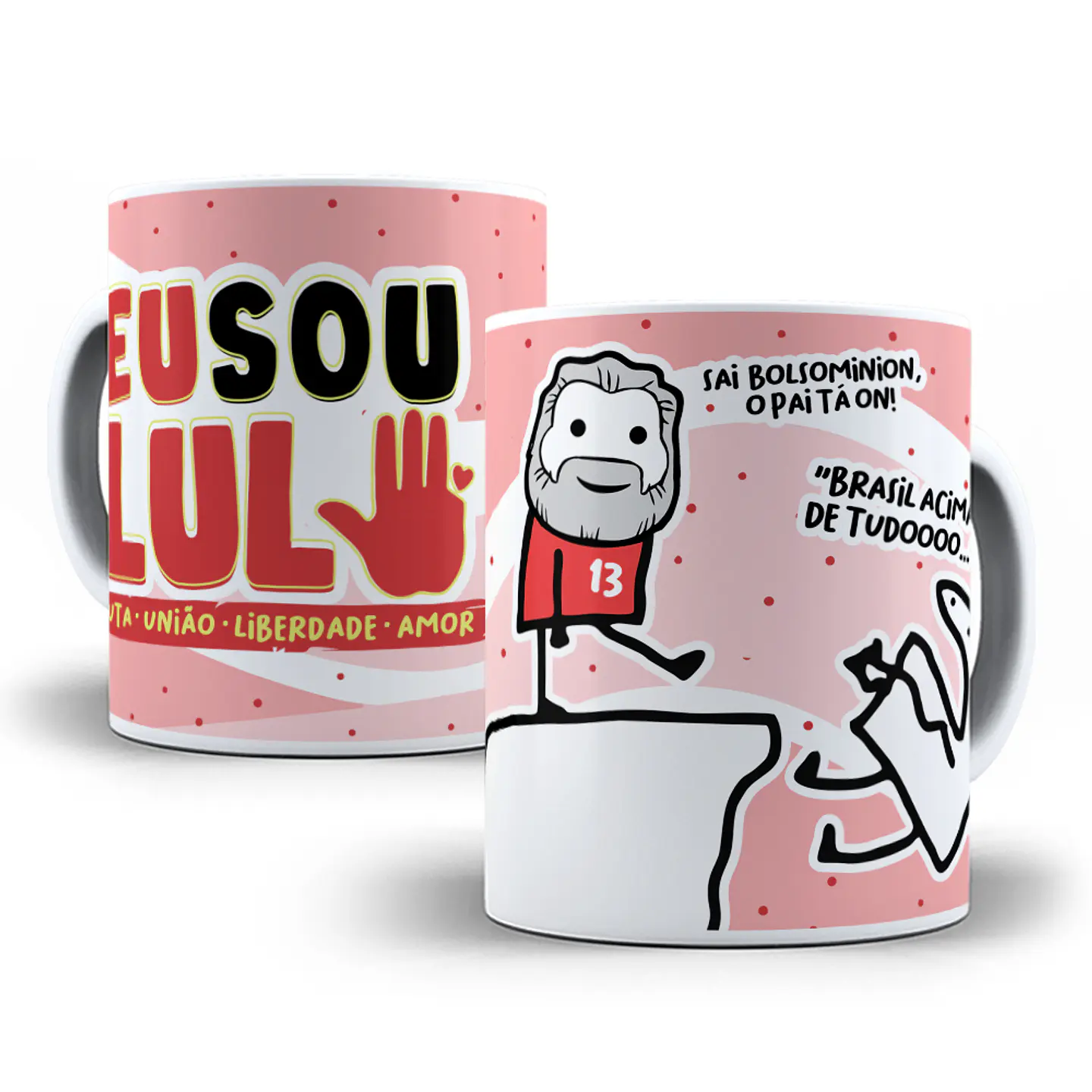 61 Artes Flork Caneca e Camisa para Sublimação Lula e Bolsonaro Arquivos em Png 13