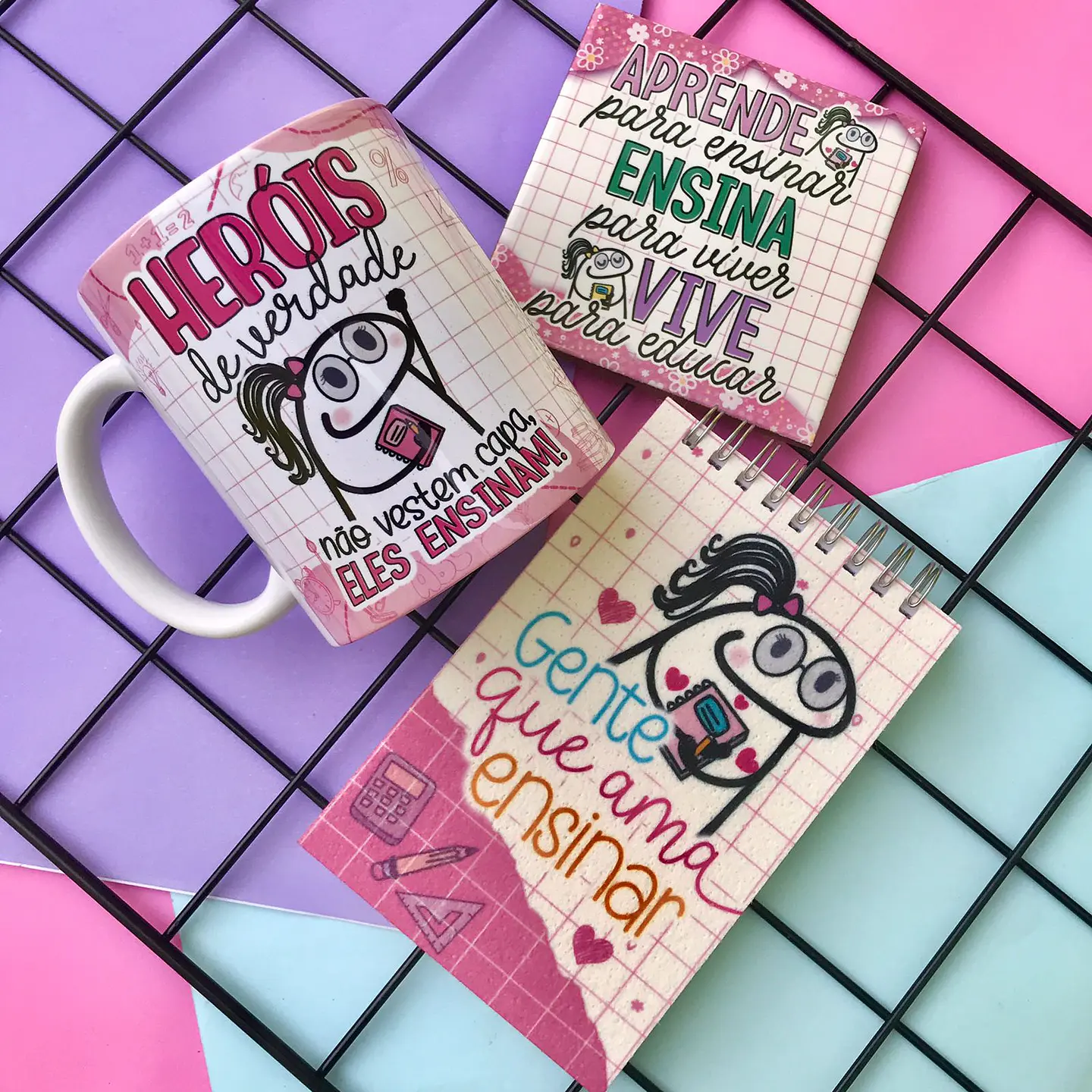 25 Artes Caneca Flork Dia dos Professores Arquivos Editáveis Pdf  8