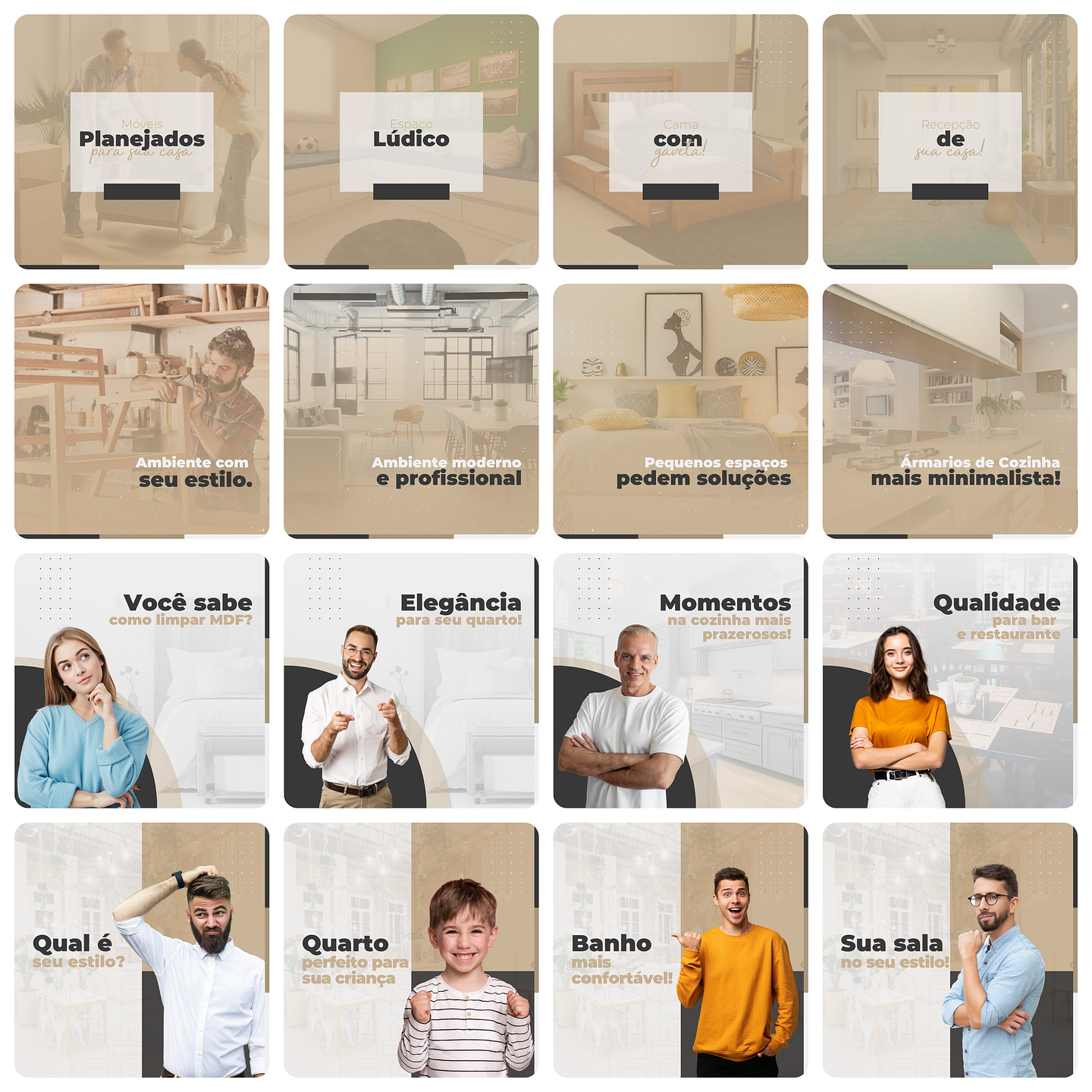 Pack Canva Móveis Planejados Templates Editáveis 200 Artes + Legendas 3