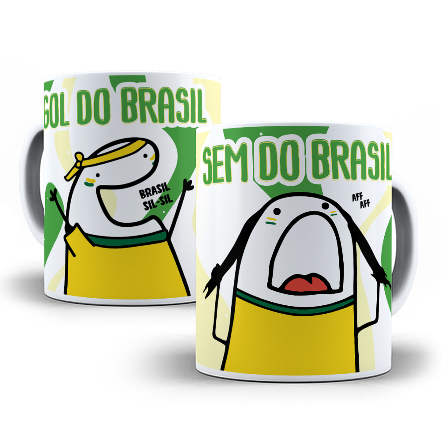 10 Artes Caneca Torcedor Brasil Sublimação Arquivos Png 4