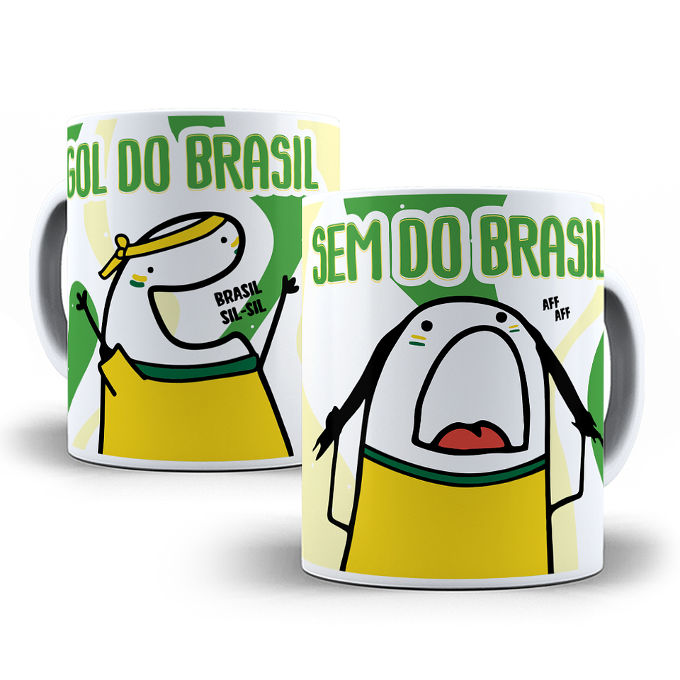10 Artes Caneca Torcedor Brasil Sublimação Arquivos Png 4