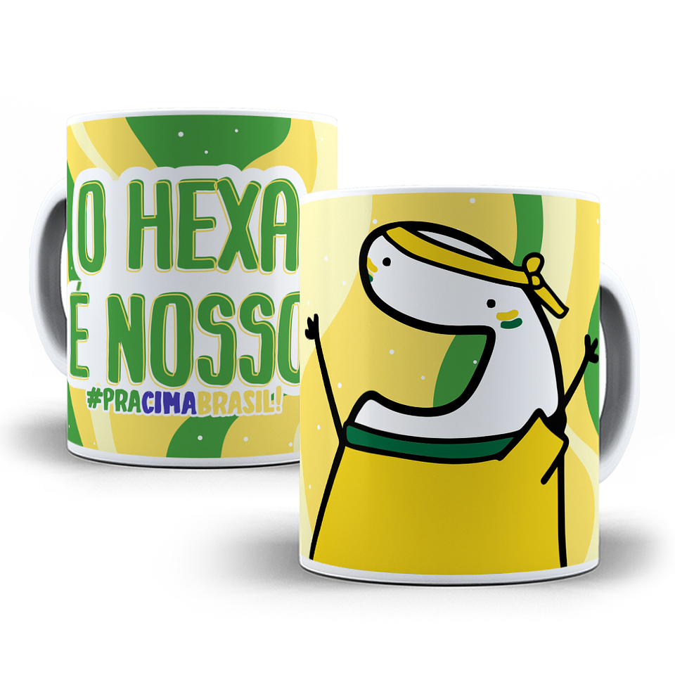 10 Artes Caneca Torcedor Brasil Sublimação Arquivos Png 8