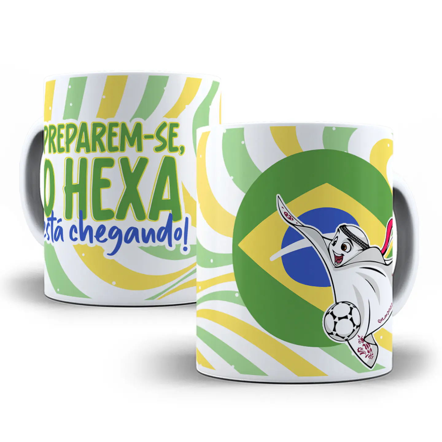 9 Artes Caneca Brasil Copa 2022 em Jpg 4