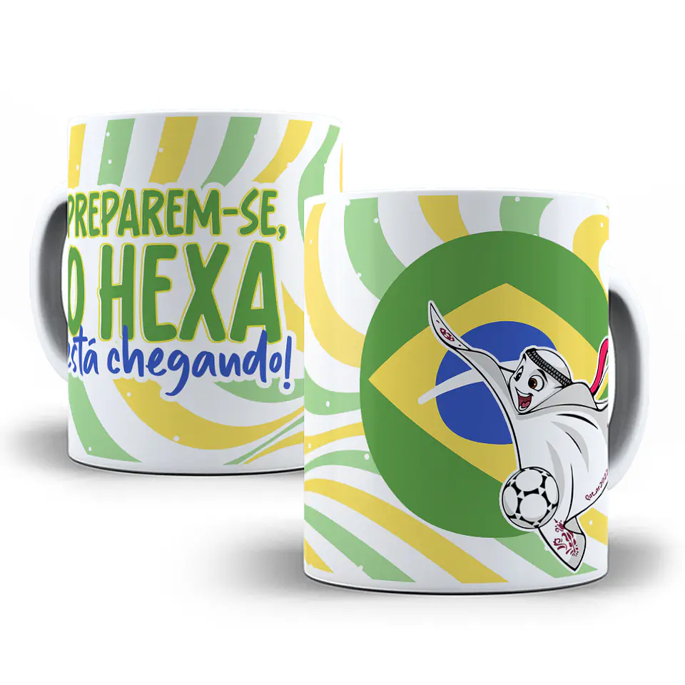9 Artes Caneca Brasil Copa 2022 em Jpg 4