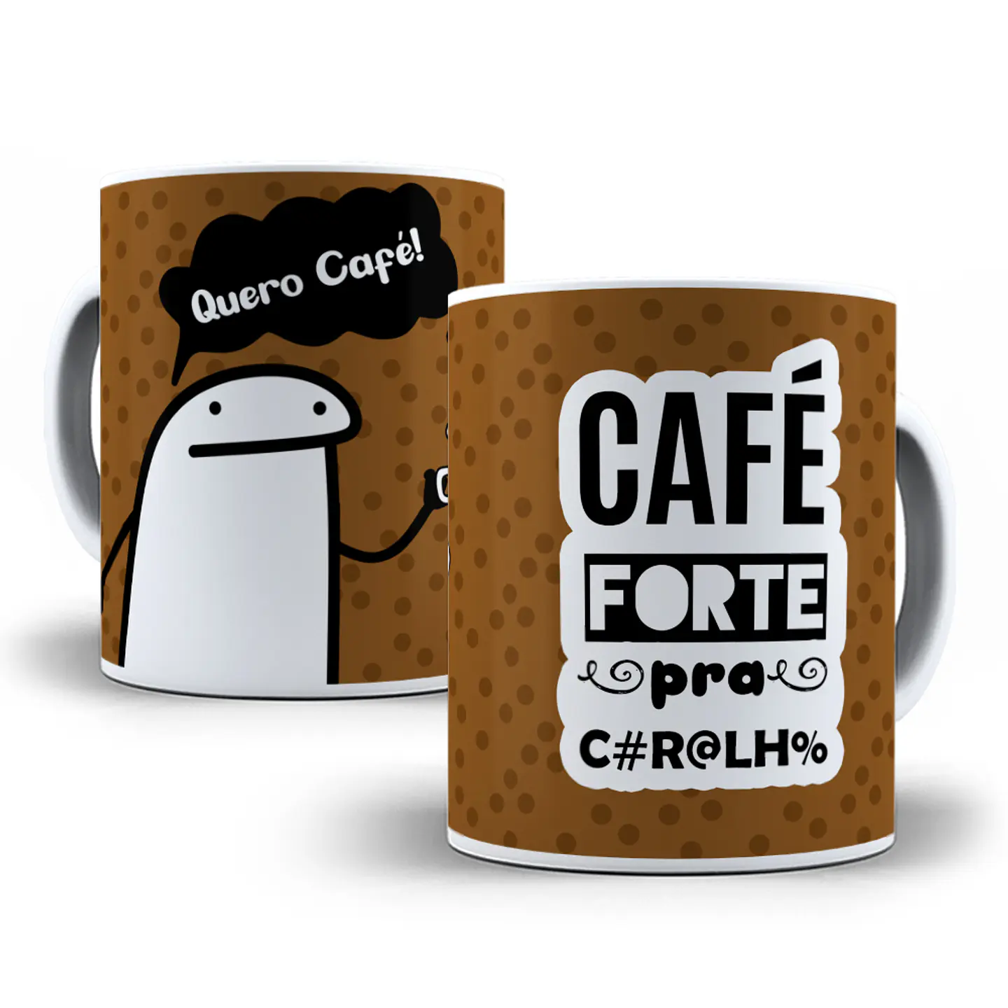 4 Artes Caneca Flork Café Editável Photoshop + Png 2