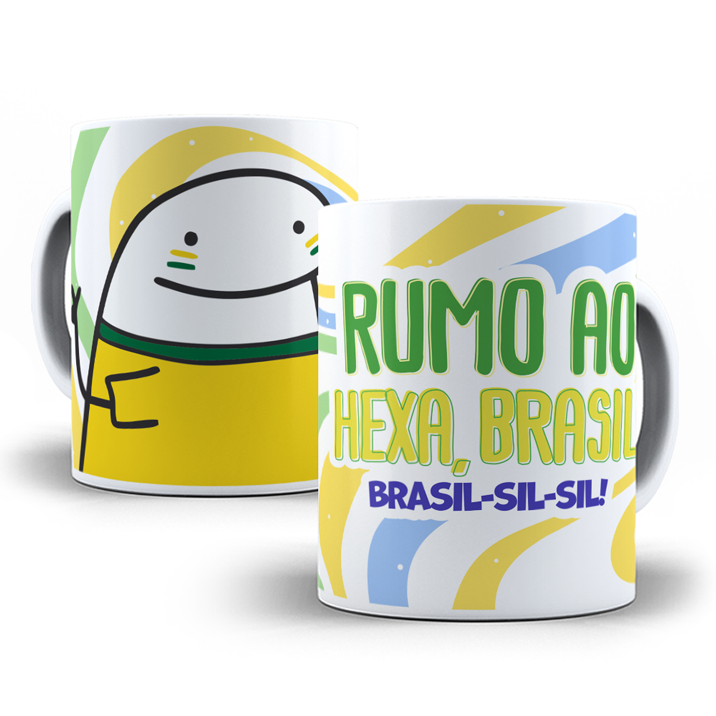 10 Artes Caneca Torcedor Brasil Sublimação Arquivos Png 10