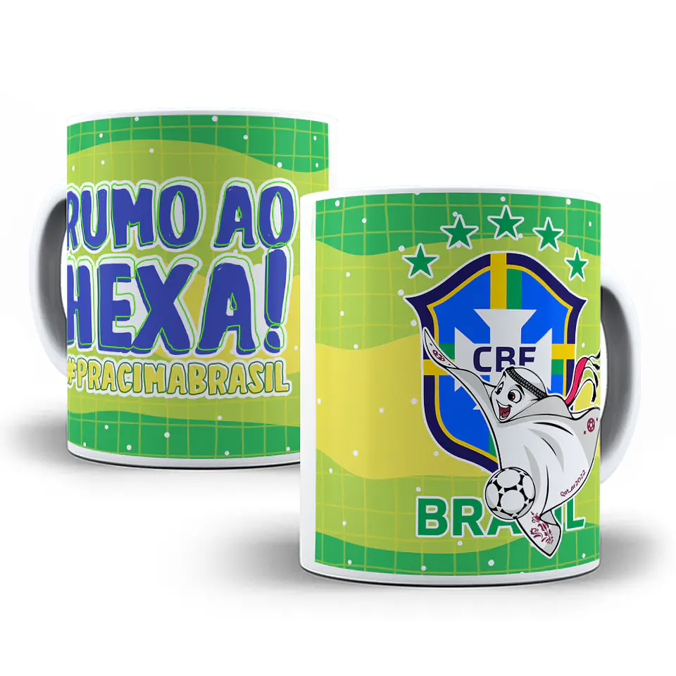 9 Artes Caneca Brasil Copa 2022 em Jpg 6