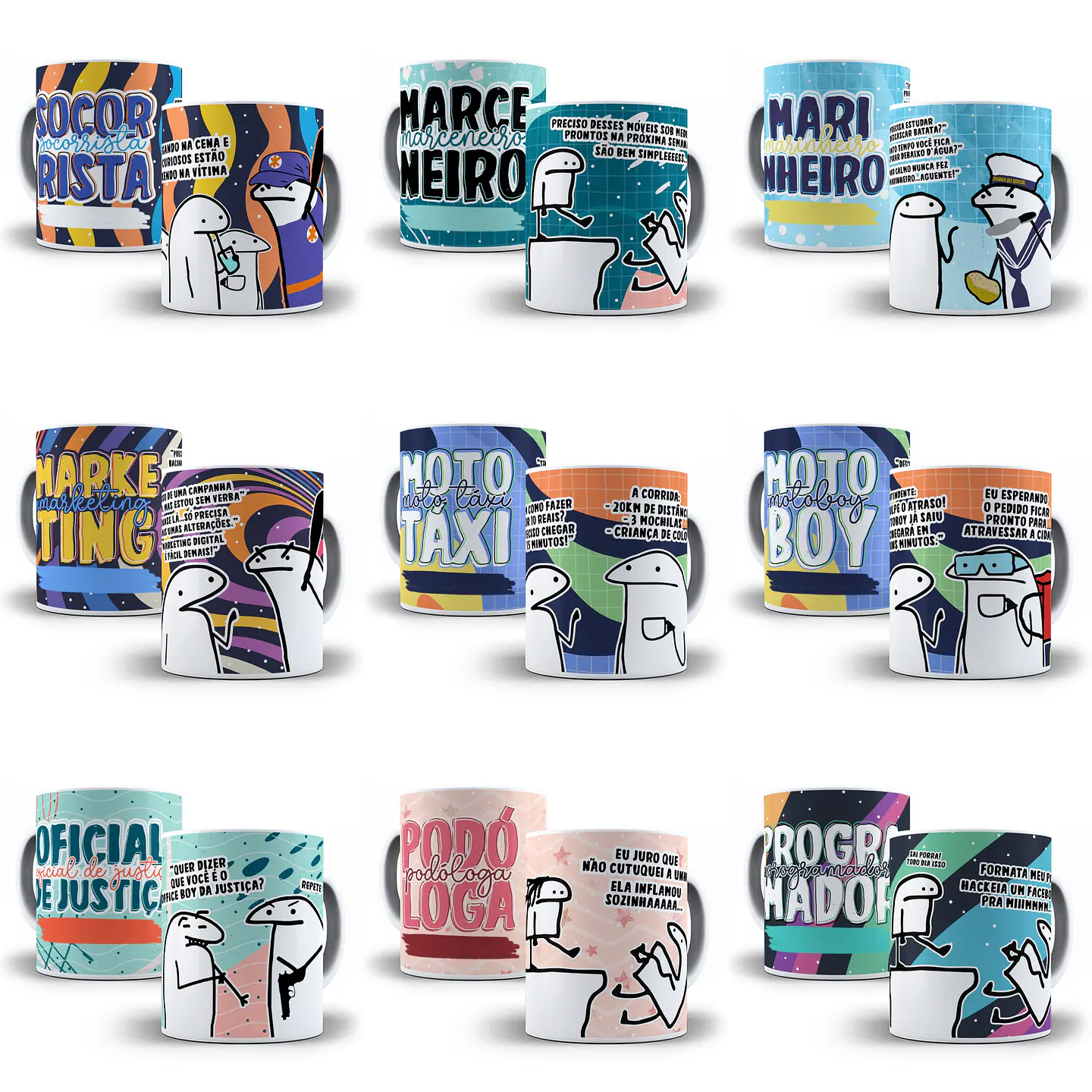 23 Artes Caneca Flork Profissão Profissões Arquivos Jpg 3