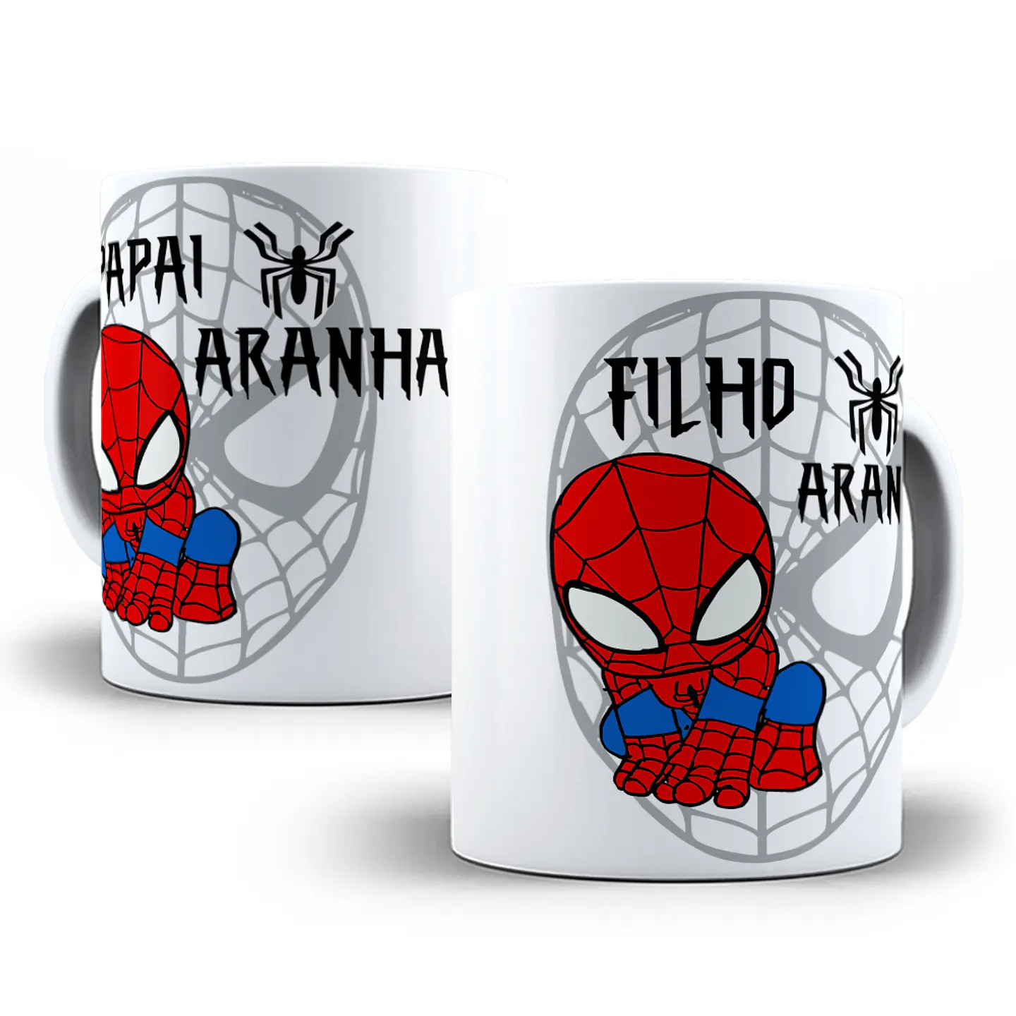 12 Artes Caneca Heróis Pais Geek Editável Corel Draw + Png 6