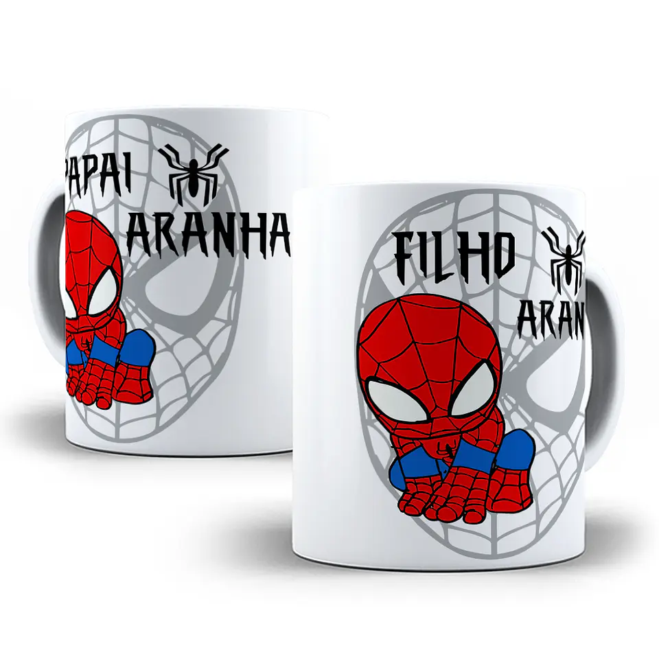12 Artes Caneca Heróis Pais Geek Editável Corel Draw + Png 6