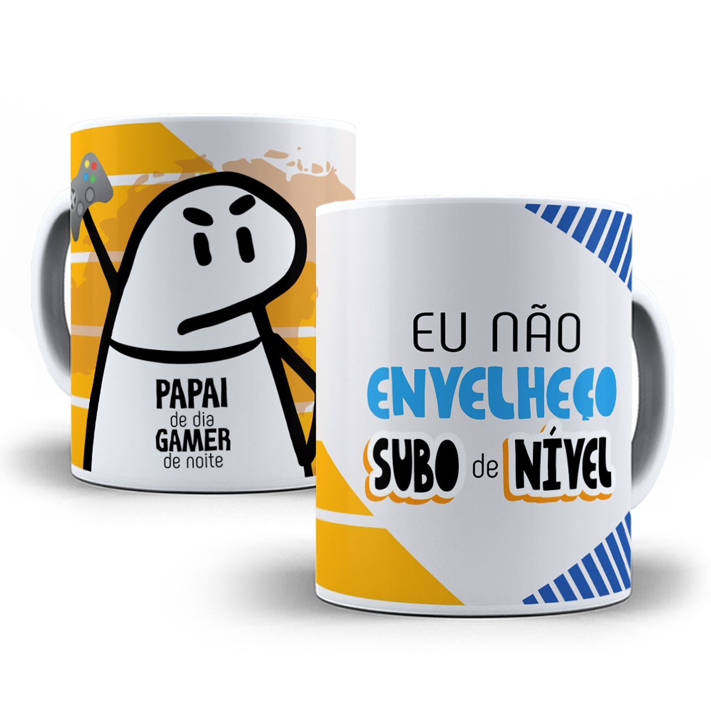 19 Artes Caneca Flork Dia dos Pais Editável Corel Draw + Png 5