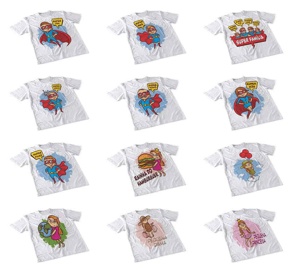 41 Artes Body Camisa Infantil Corel Draw + Png 1