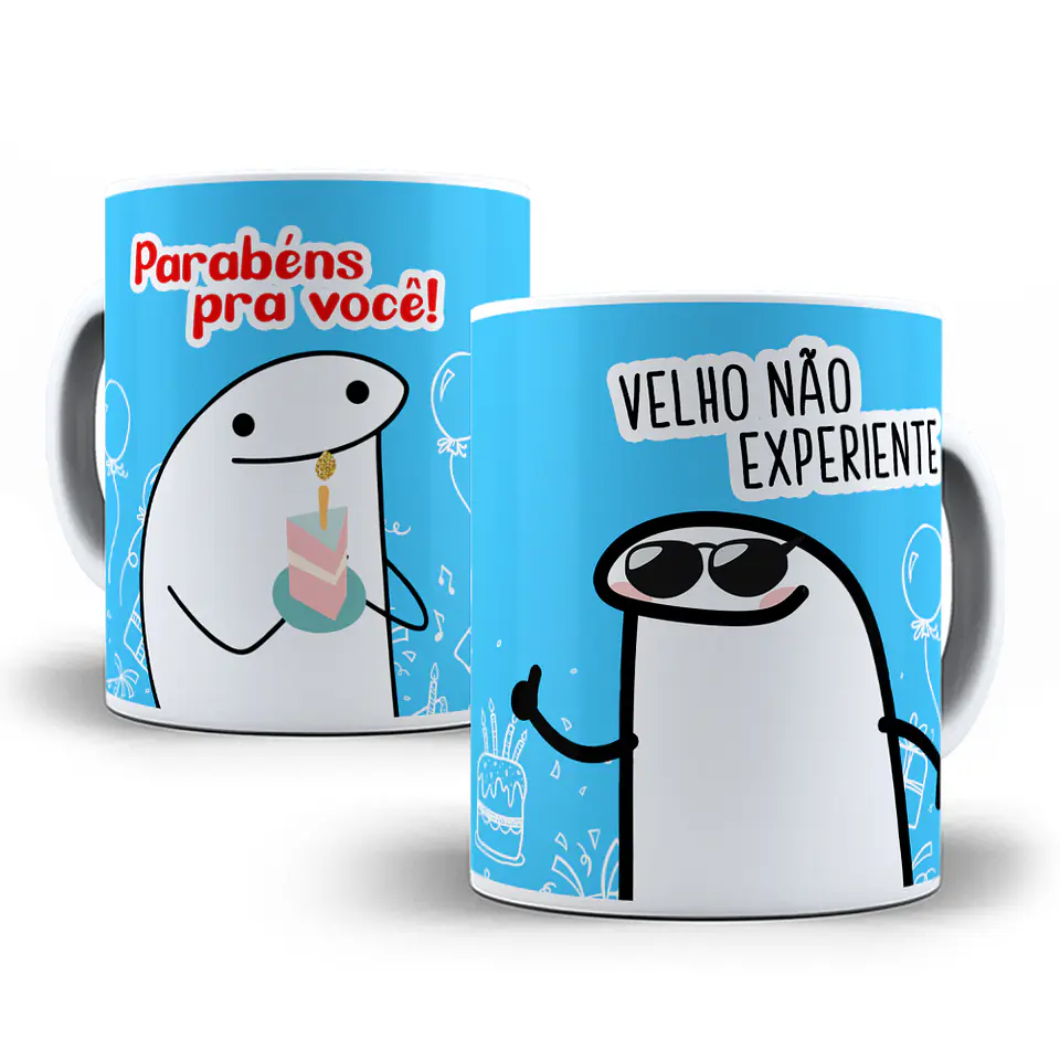 7 Artes Caneca Flork Aniversário Editável Photoshop + Png 9