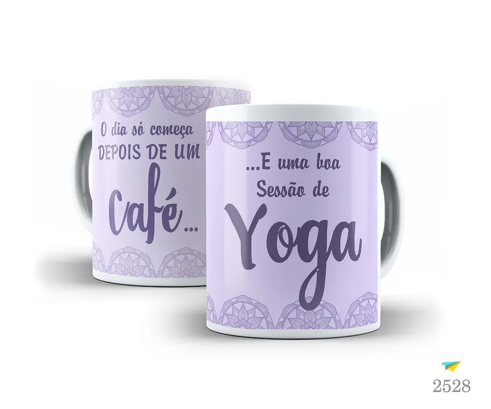 21 Artes Caneca Yoga Editável Corel Draw + Png 6