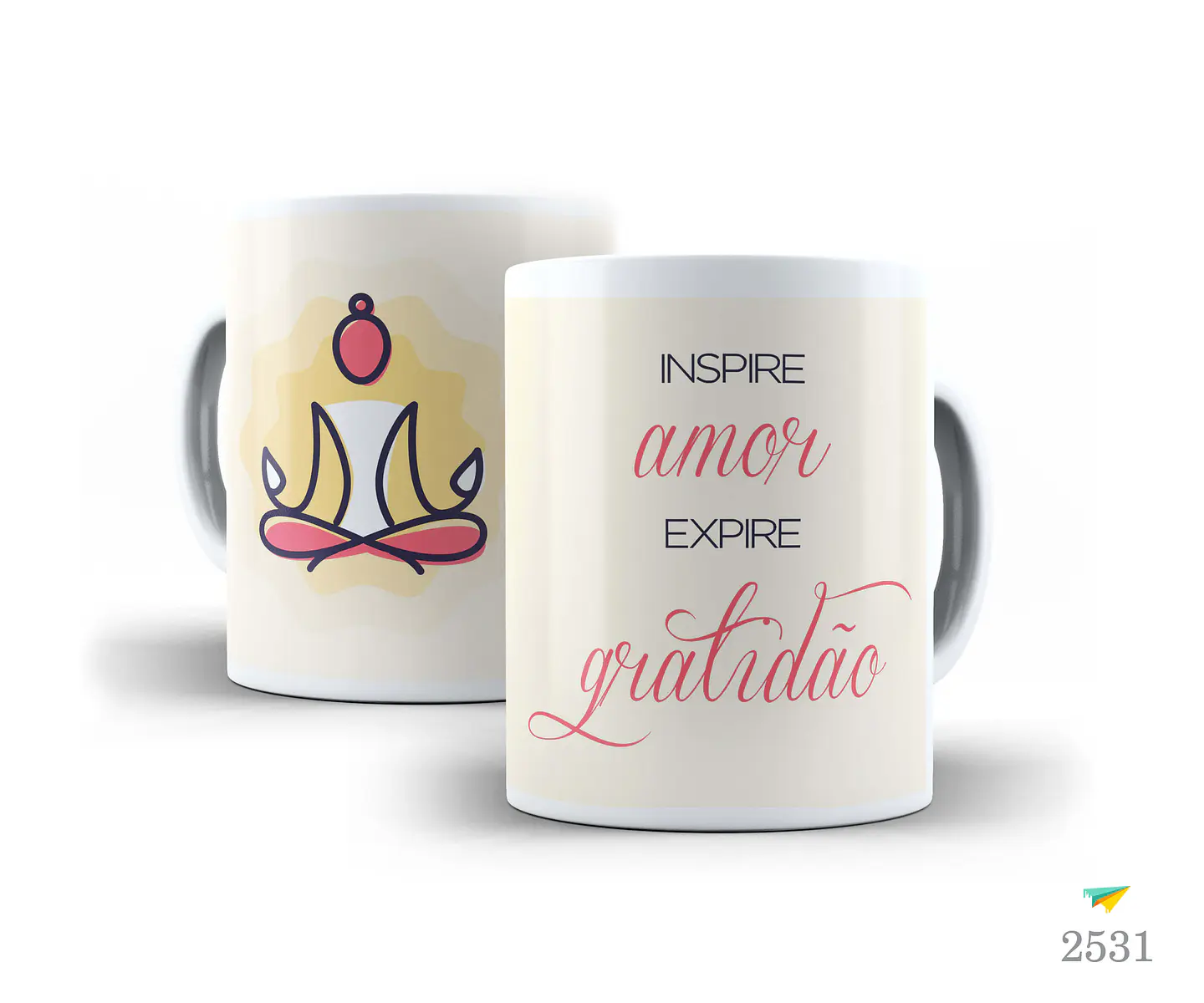 21 Artes Caneca Yoga Editável Corel Draw + Png 9