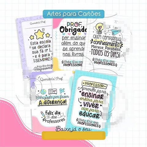 Kit Digital Dia dos Professores Lt21 Frases Artes Arquivos Png