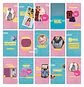 Pack Canva Loja de Roupa Infantil Kids Template Editável 30 Artes Animados Storie + Bônus - Thumbnail 2