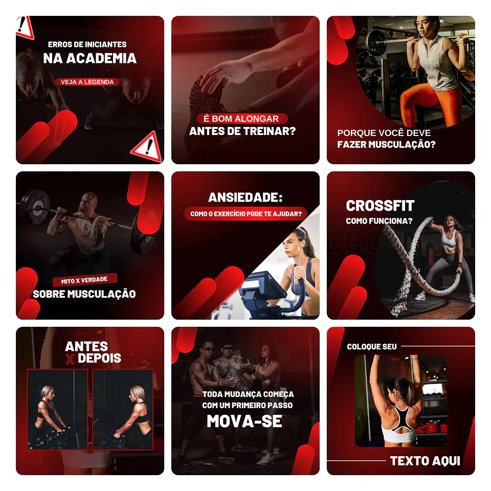 Pack Canva Academia Template Editável 30 Artes + Bônus 1