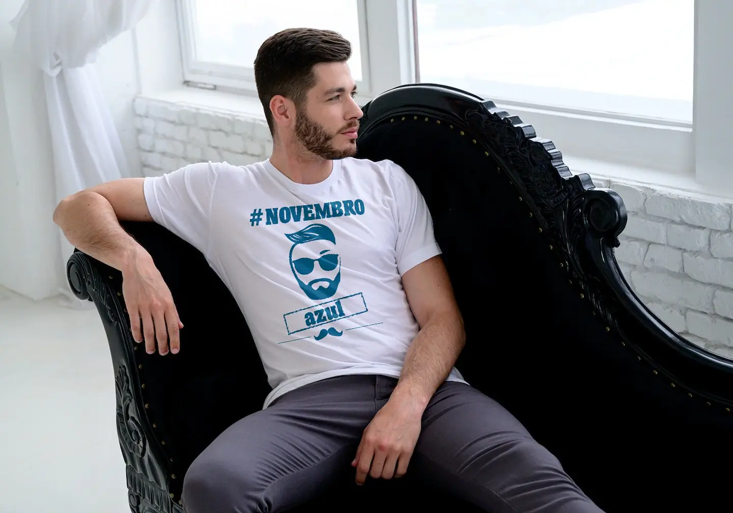 Artes para Sublimação Caneca e Camisa Novembro Azul Arquivos em Jpg  9
