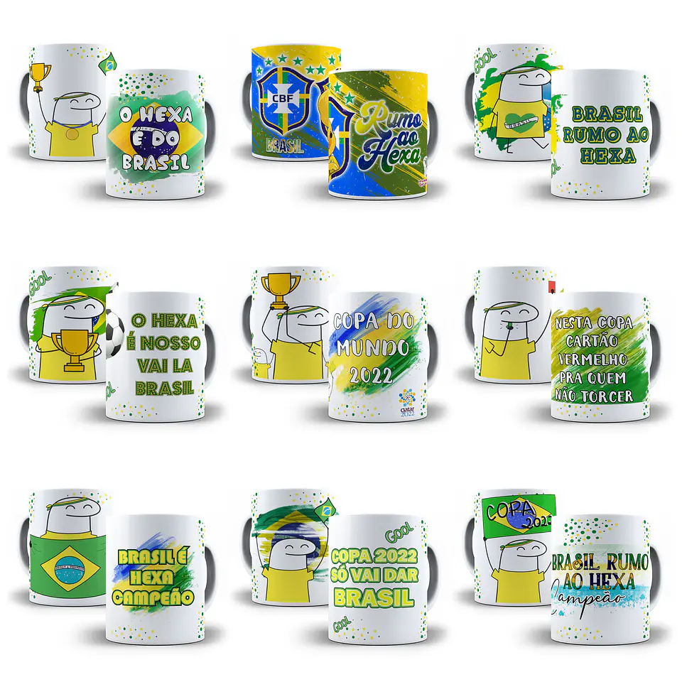 Kit Digital Copa Brasil Flork Sublimação Completa  3