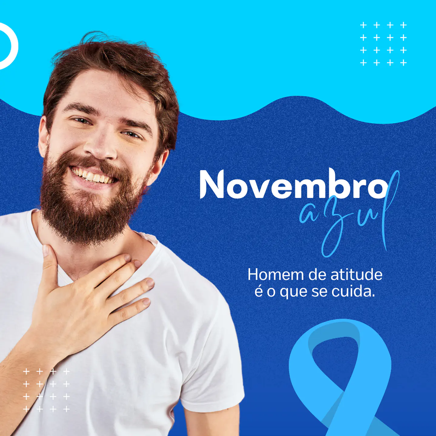 Pack Canva Novembro Azul Template Editável 30 Artes + Bônus 4