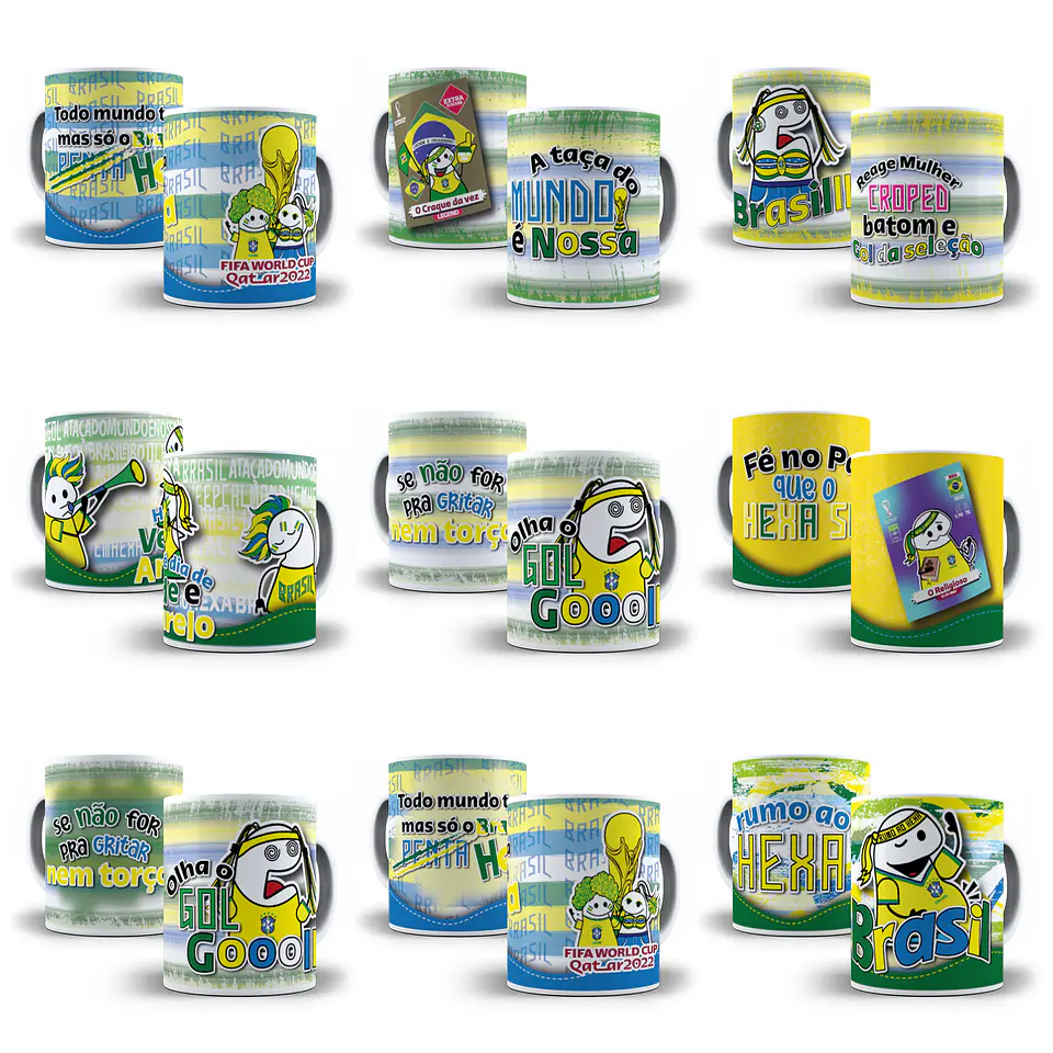 Kit Digital Copa Brasil Flork Sublimação Completa  4