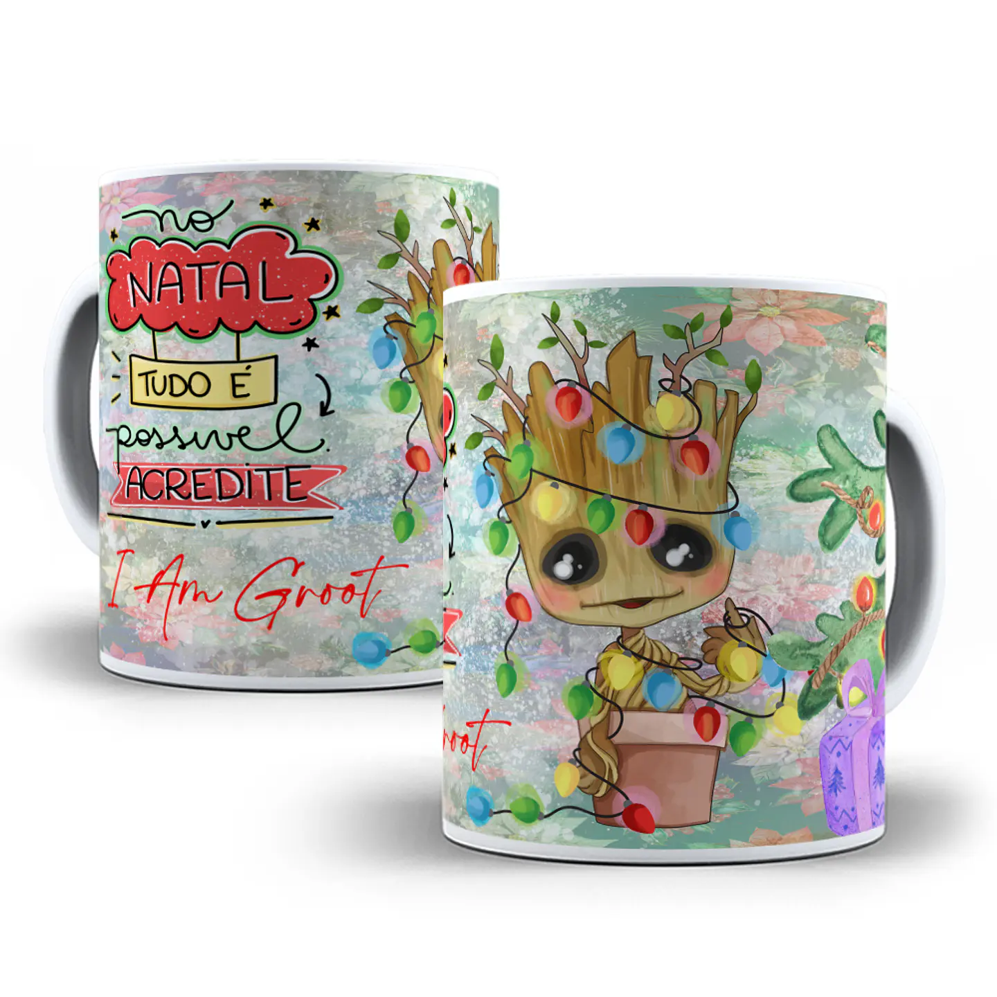 14 Artes Caneca e Camisa Natal Heróis Natalino Sublimação em Corel Draw + Jpg 5