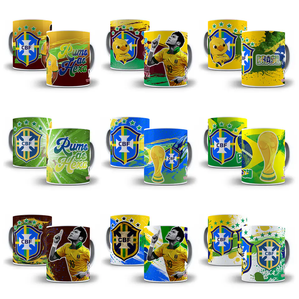 Kit Digital Copa Brasil Flork Sublimação Completa  6
