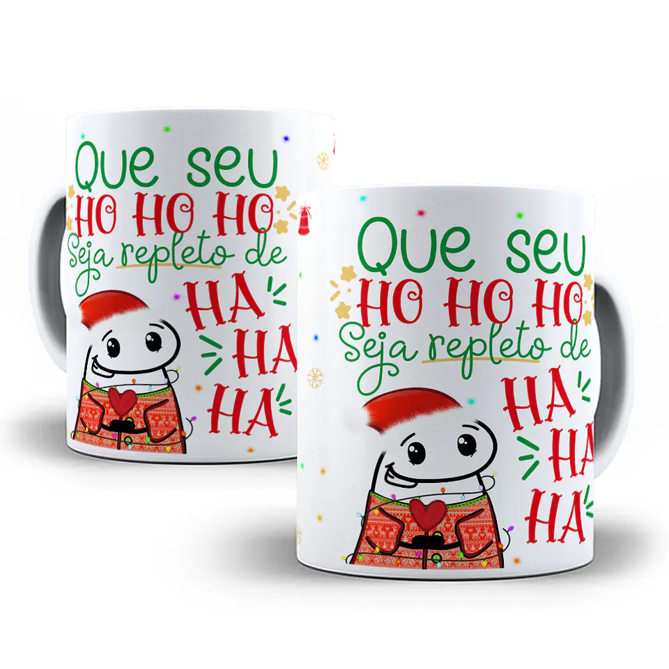 Artes Caneca Flork Natal Memes Bento Editável Pdf + Png 4