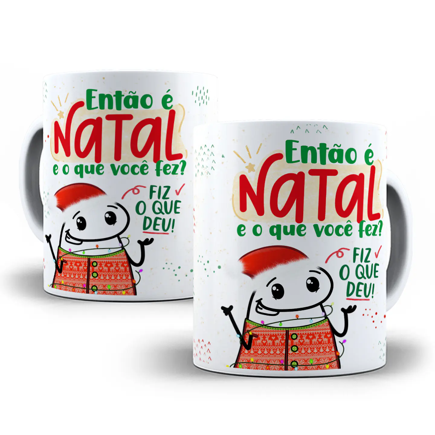Artes Caneca Flork Natal Memes Bento Editável Pdf + Png 5
