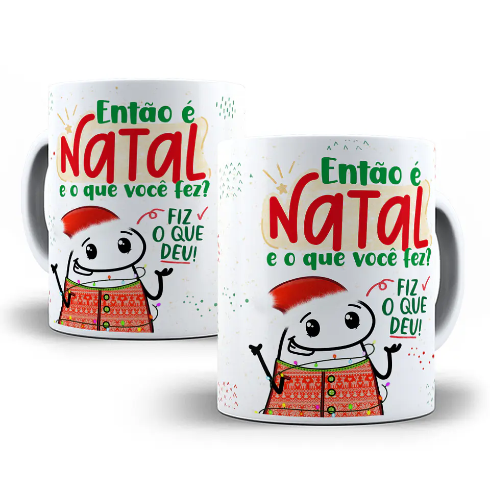 Artes Caneca Flork Natal Memes Bento Editável Pdf + Png 5