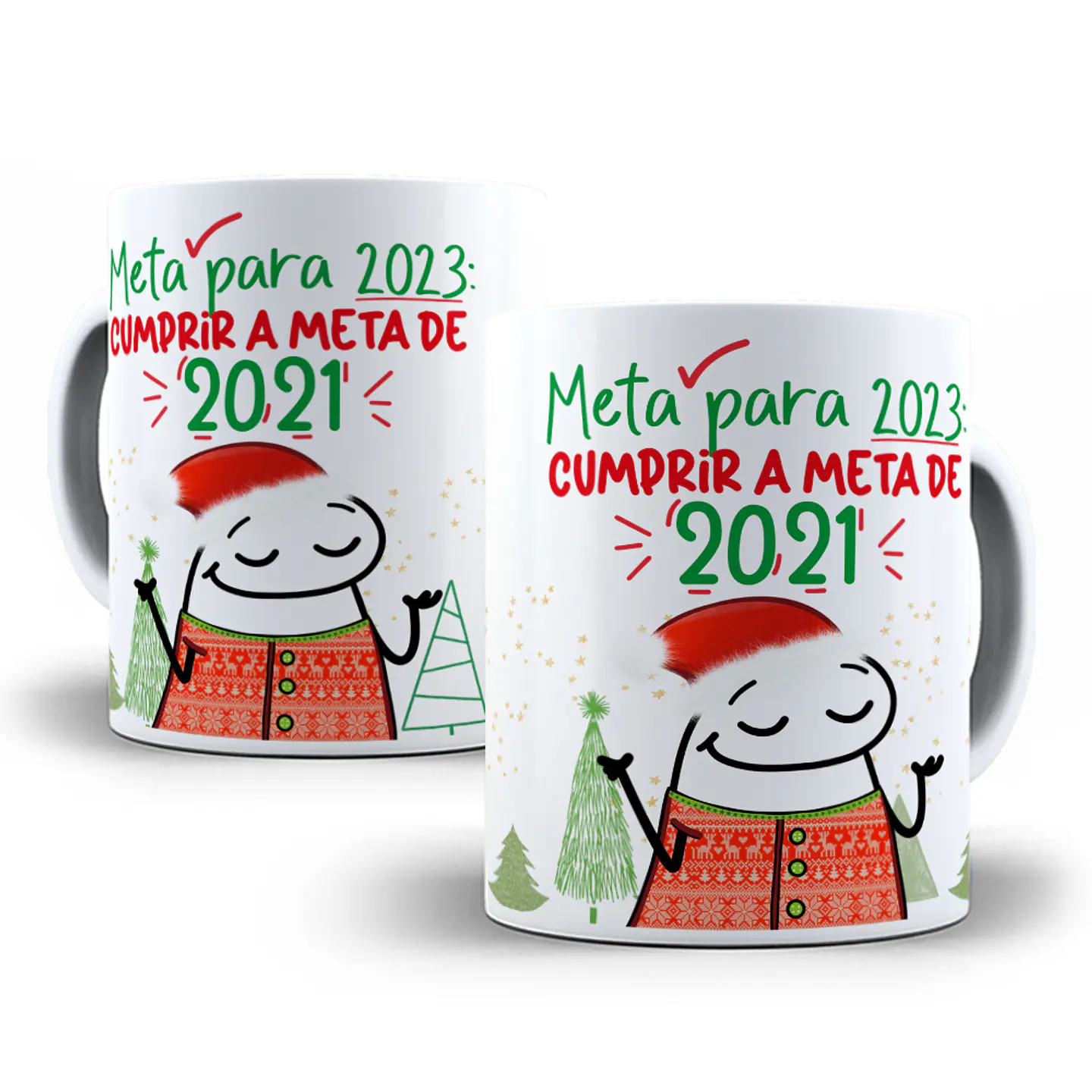 Artes Caneca Flork Natal Memes Bento Editável Pdf + Png 6
