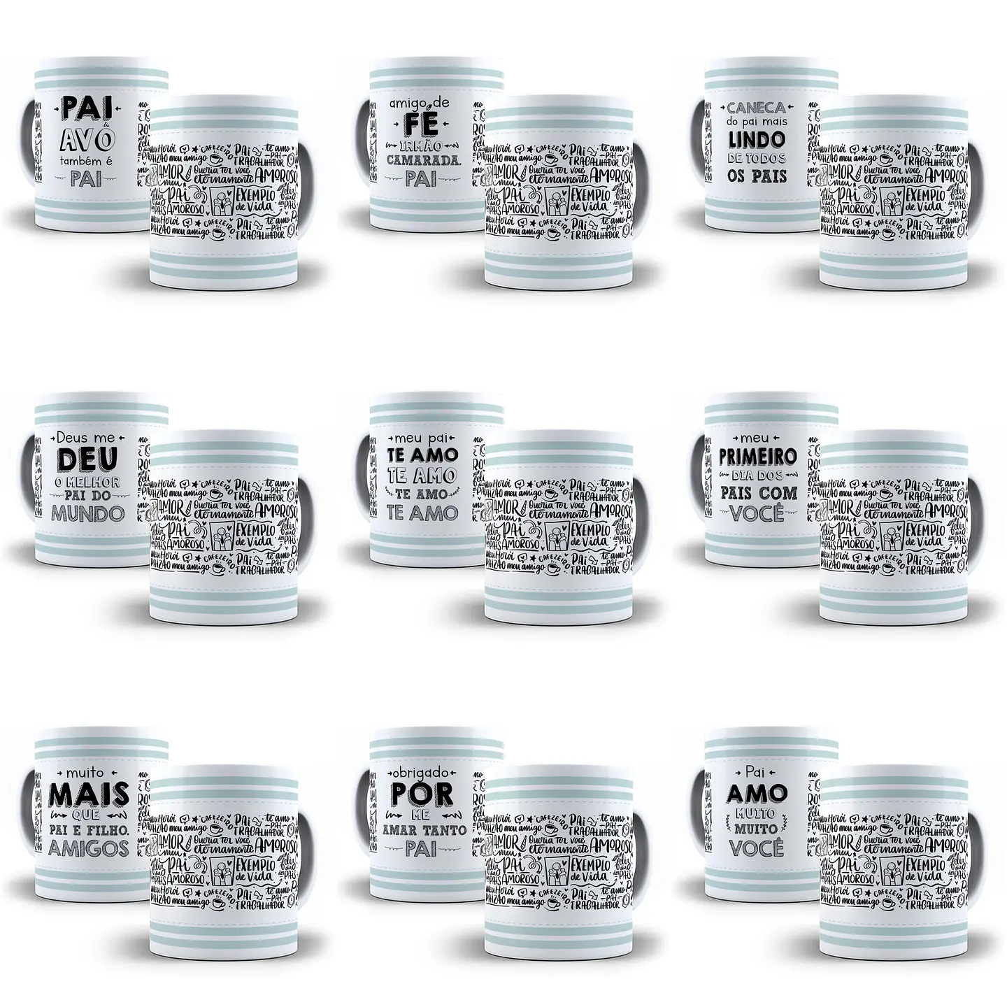 18 Artes para Caneca Dia dos Pais em Jpg 1