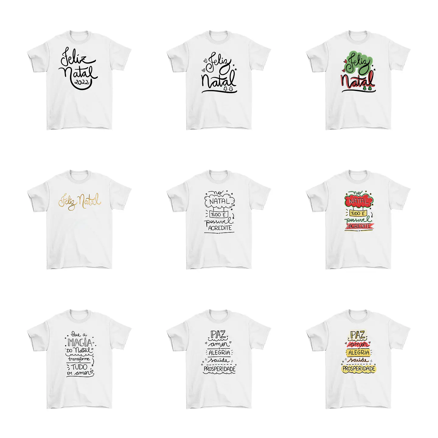 24 Artes Camisa Natal Arquivos Sublimação Png 3