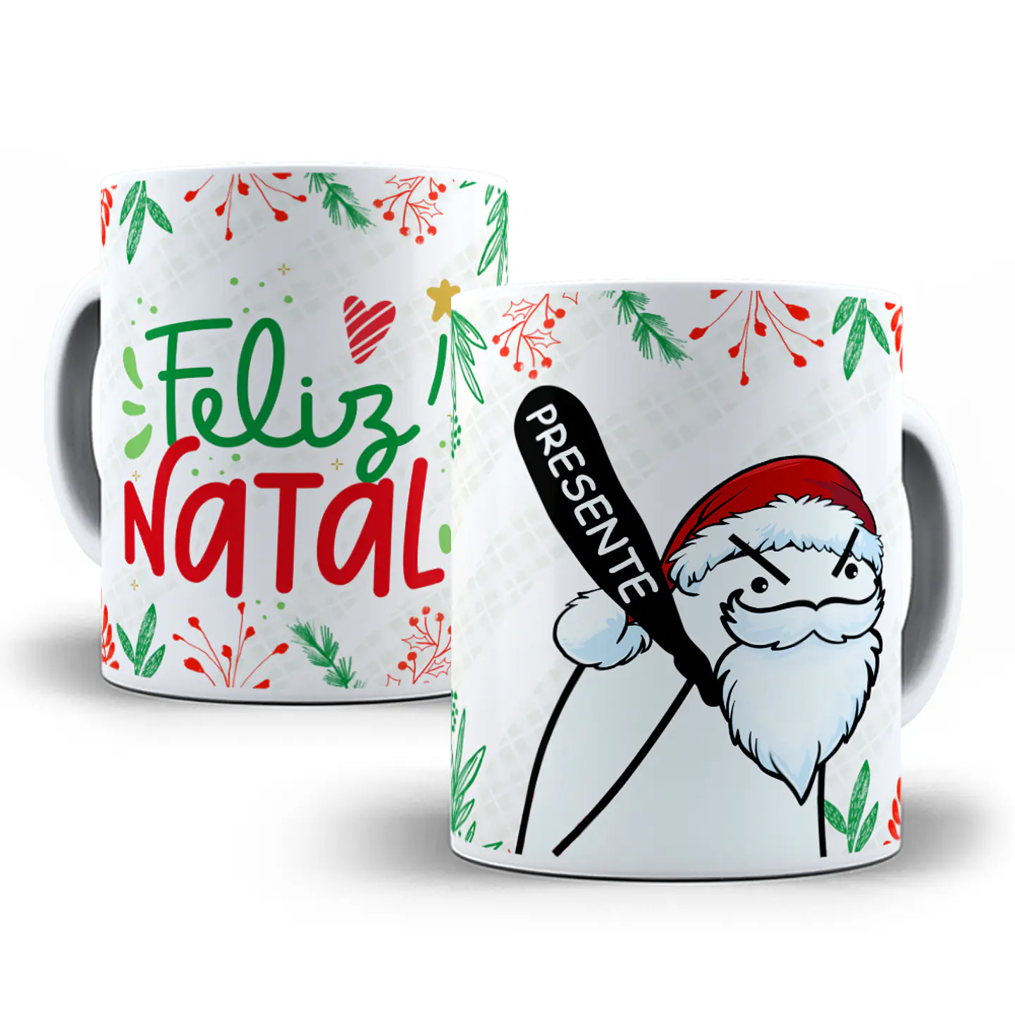 54 Artes para Caneca Flork Natal Arquivos Sublimação Png 5