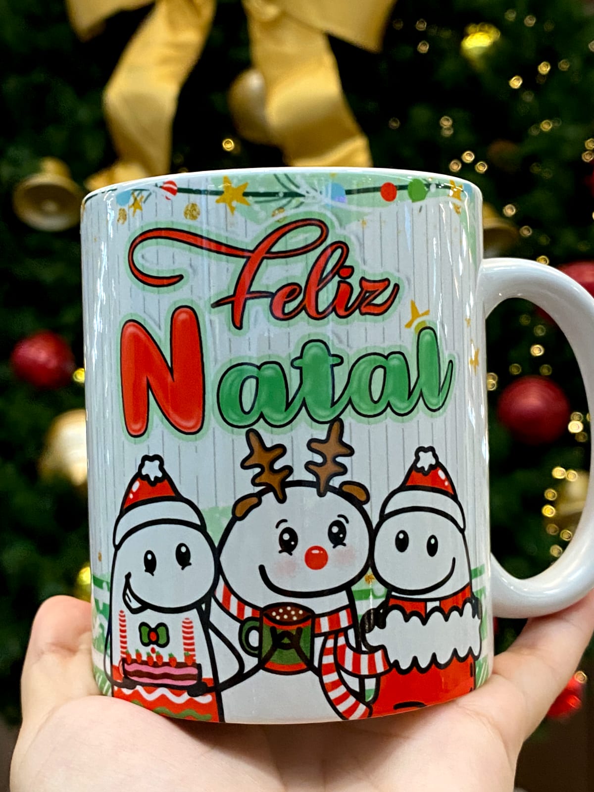Artes Caneca Flork Natal Memes Bento em Png  5