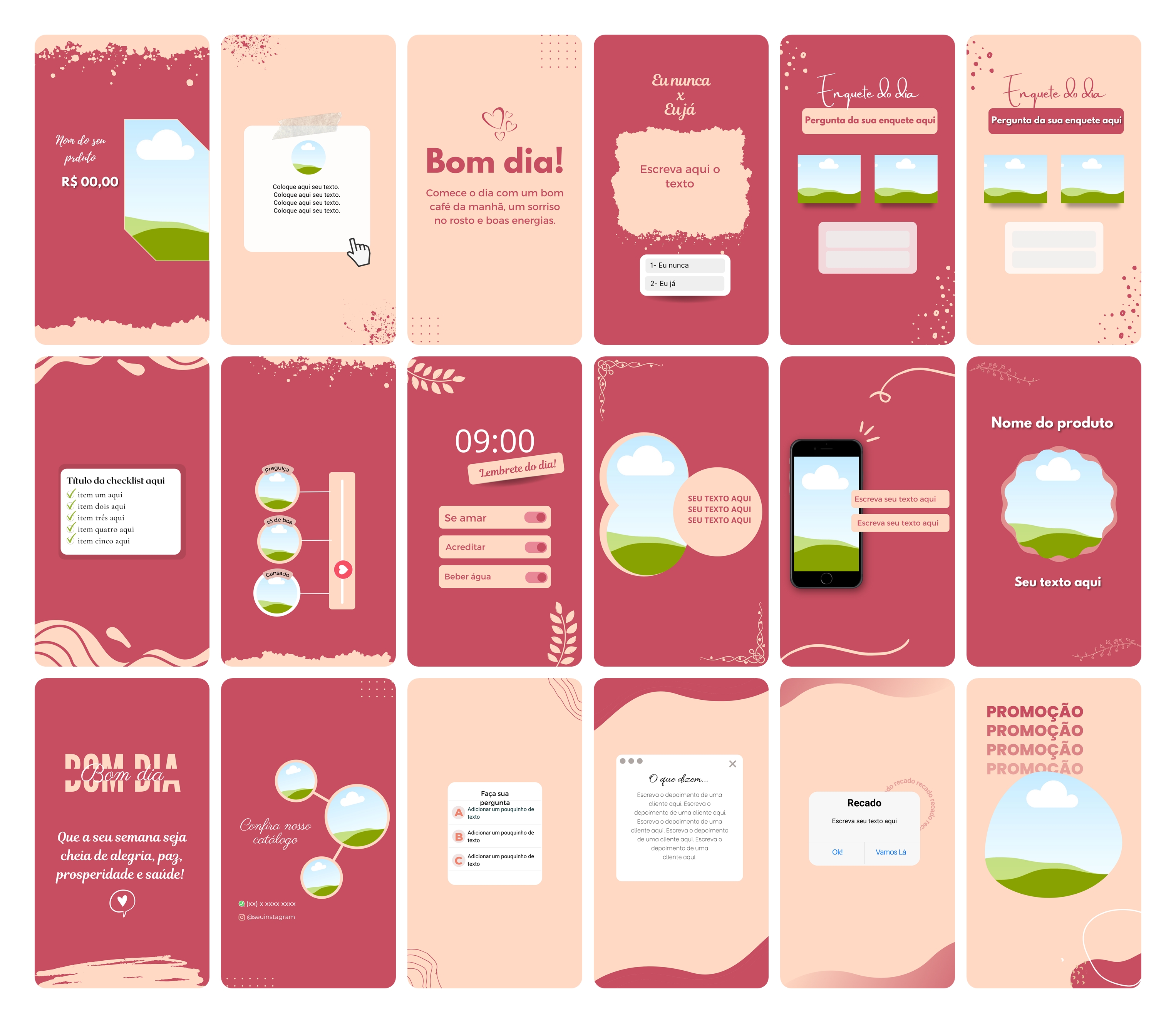 Pack Canva Sublimação Loja de Personalizados Templates Editável 120 Artes Storie 2