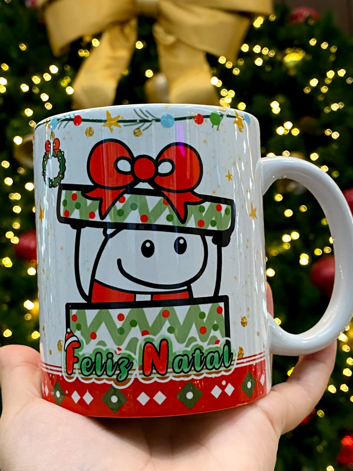 Artes Caneca Flork Natal Memes Bento em Png  6