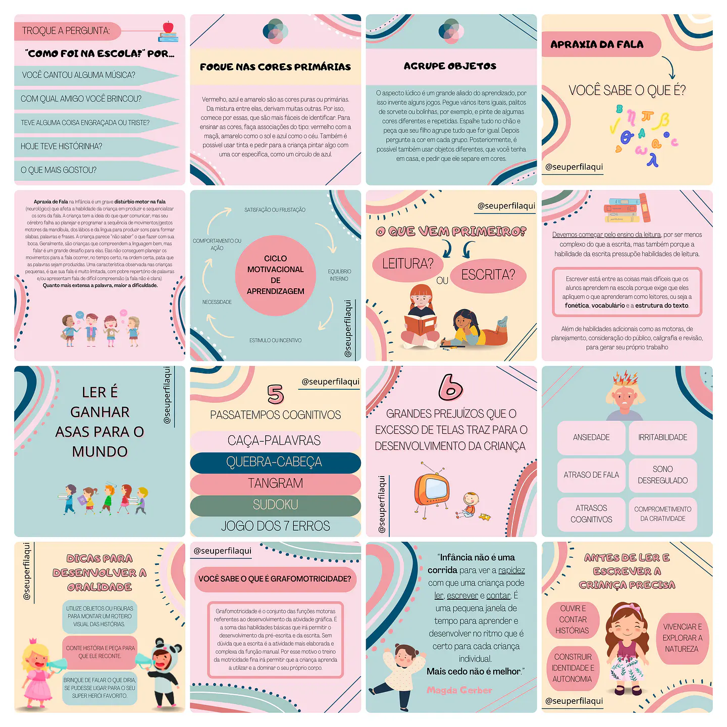 Pack Canva Pedagoga Templates Editável 100 Artes + Bônus 4