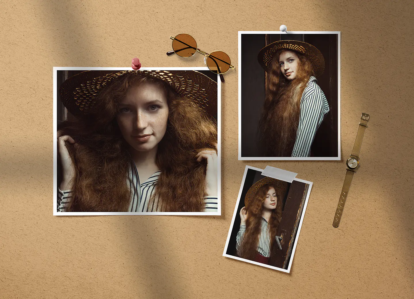 Artes para Quadros Polaroid Molduras 15 Arquivos Editáveis Photoshop 7