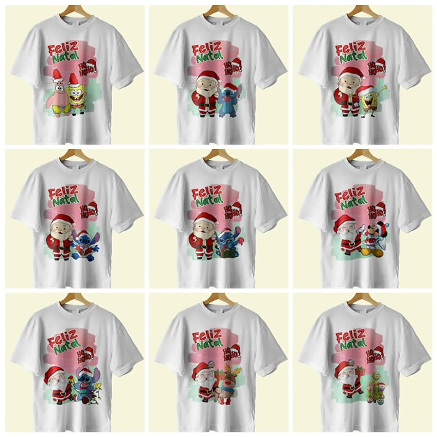 18 Artes Camisa Natal Editável Corel Draw + Jpg 2
