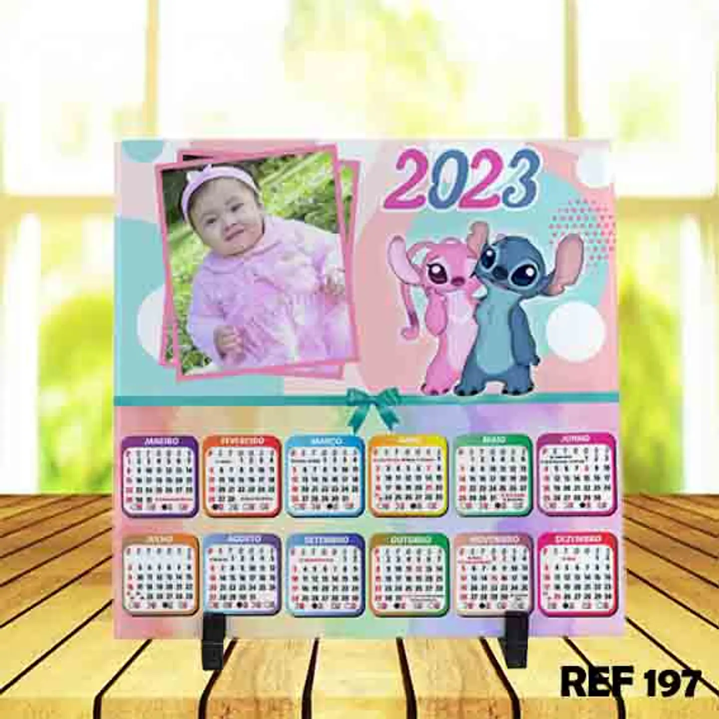 23 Artes Azulejo Calendário 2023 Editável Photoshop + Jpg 2