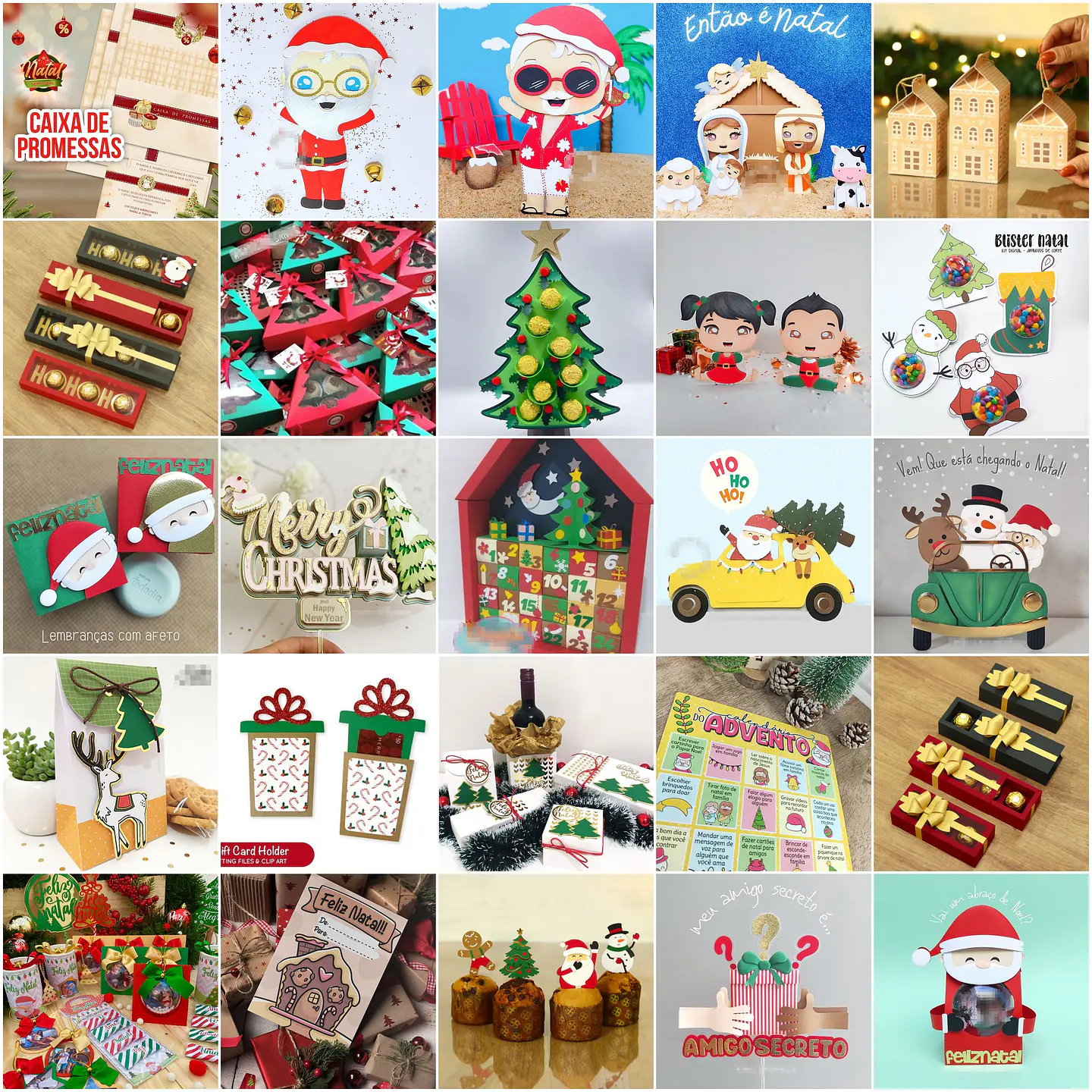 Kit Digital Arquivos de Corte Natal 2022 Diversos 2