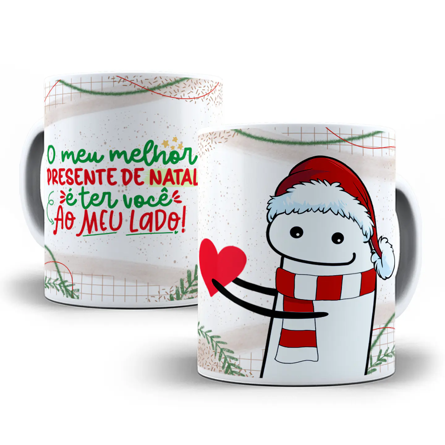 54 Artes para Caneca Flork Natal Arquivos Sublimação Png 9
