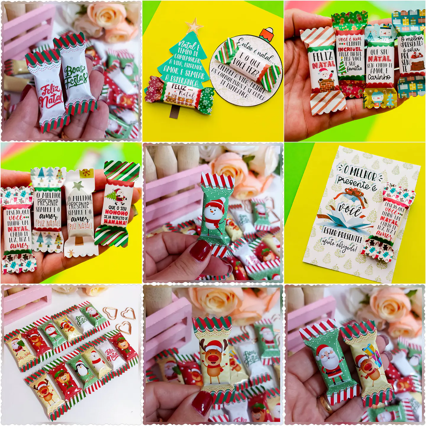 220 Artes Balinhas Natal + Kit 33 Arquivos Cartão Card Arquivos Jpg 1