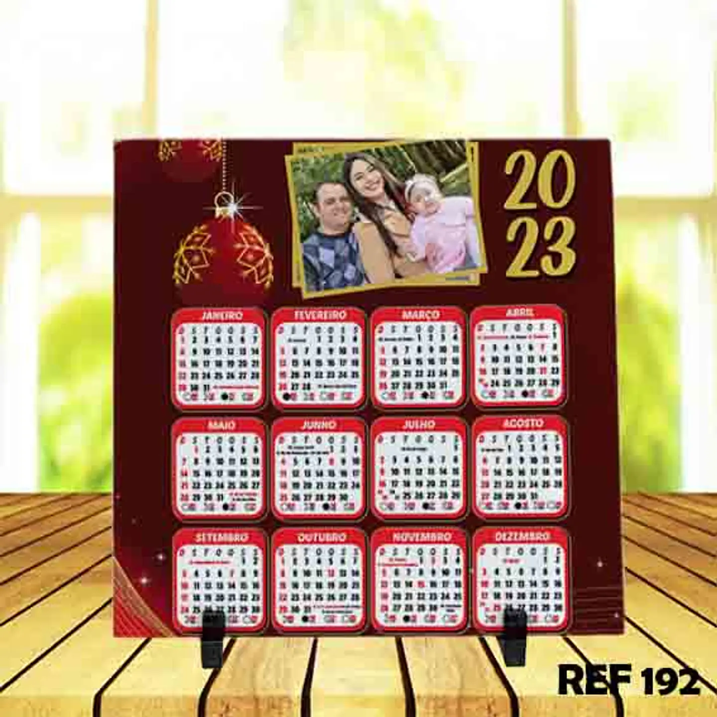 23 Artes Azulejo Calendário 2023 Editável Photoshop + Jpg 4