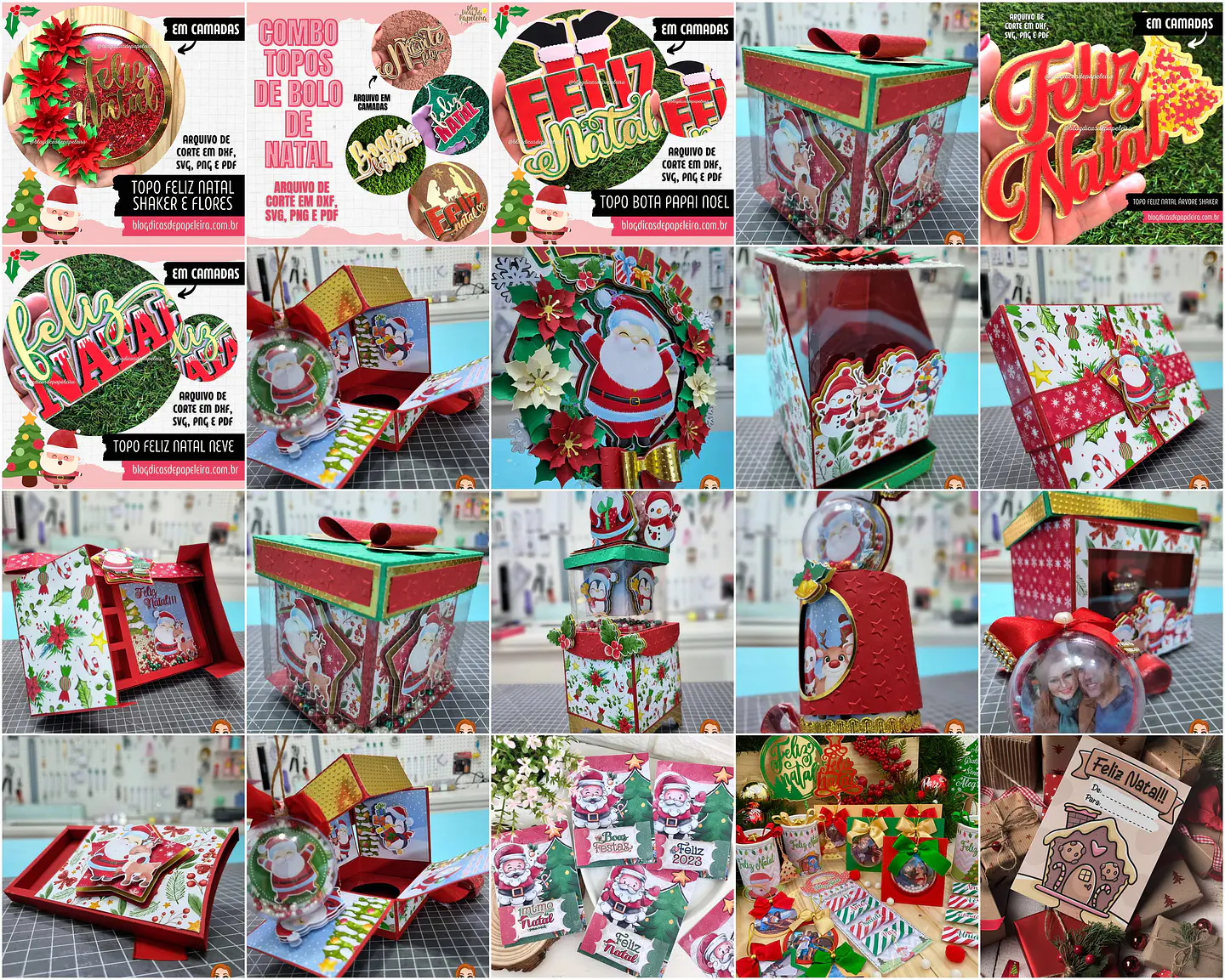 Kit Digital Arquivos de Corte Natal 2022 Diversos 3