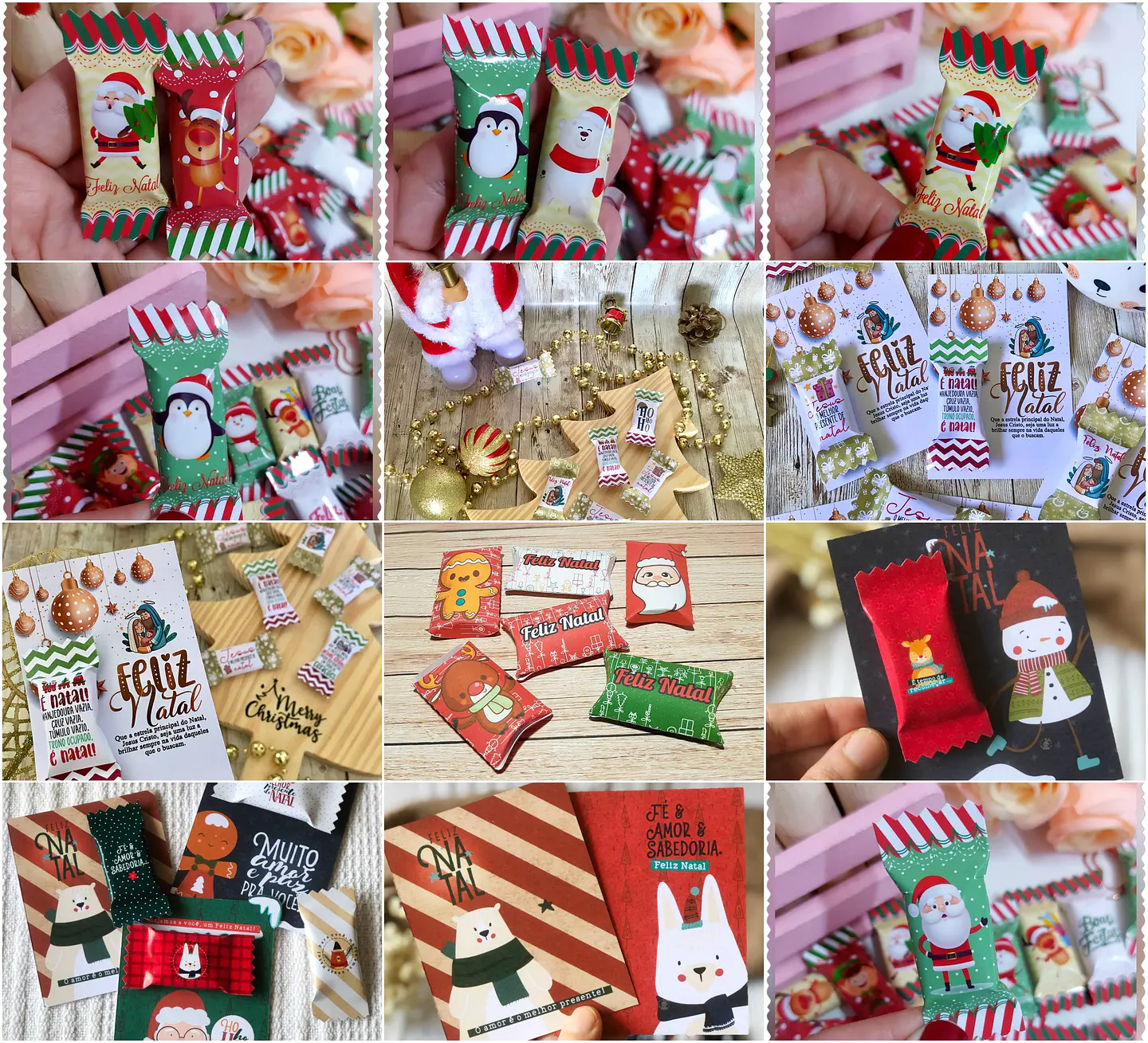 220 Artes Balinhas Natal + Kit 33 Arquivos Cartão Card Arquivos Jpg 2