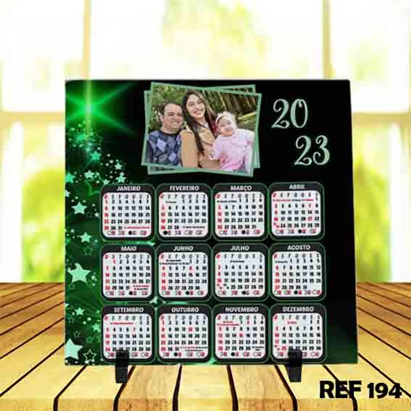 23 Artes Azulejo Calendário 2023 Editável Photoshop + Jpg 6